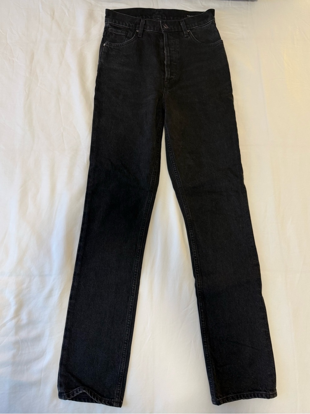 Goldsign High-Waist Straight Leg Jean